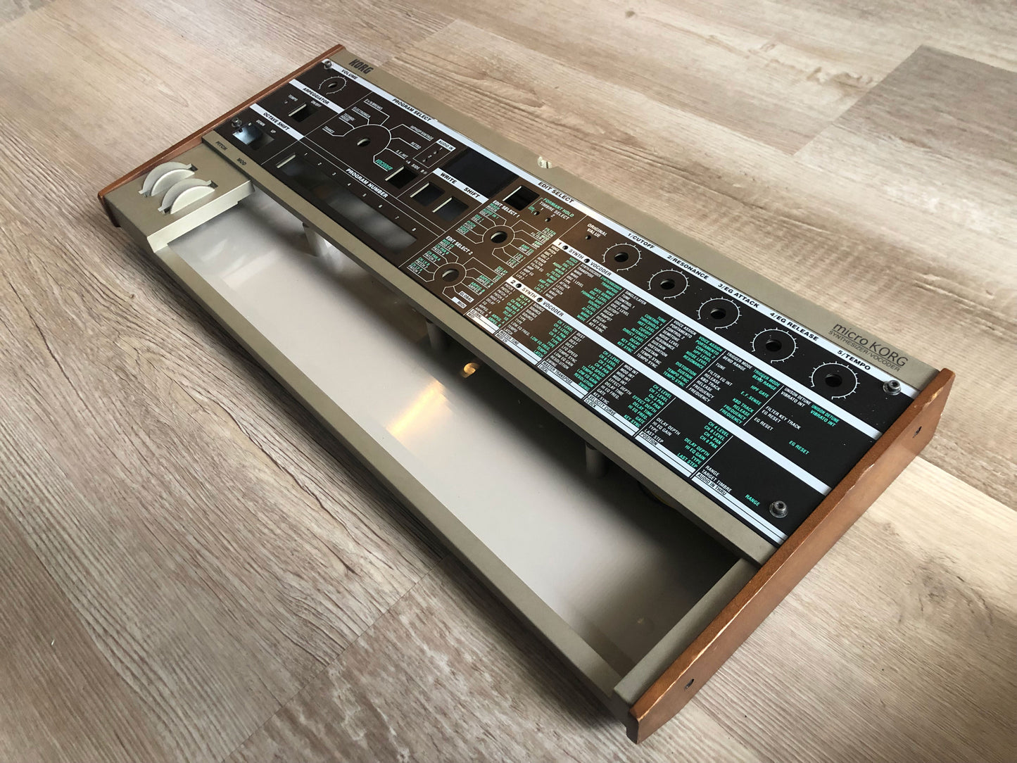 MicroKorg Chassis w/ Faceplate & Wood Sides in Good Condition