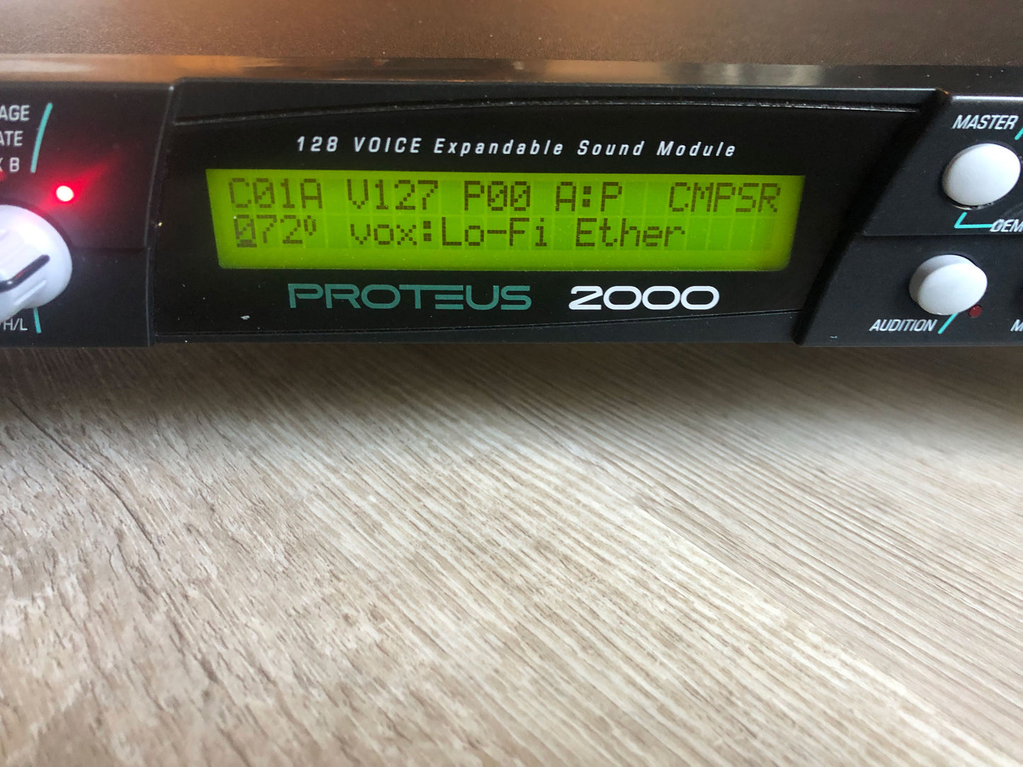 E-MU Systems Proteus 2000 Synthesizer Sound Module w/ New Encoder