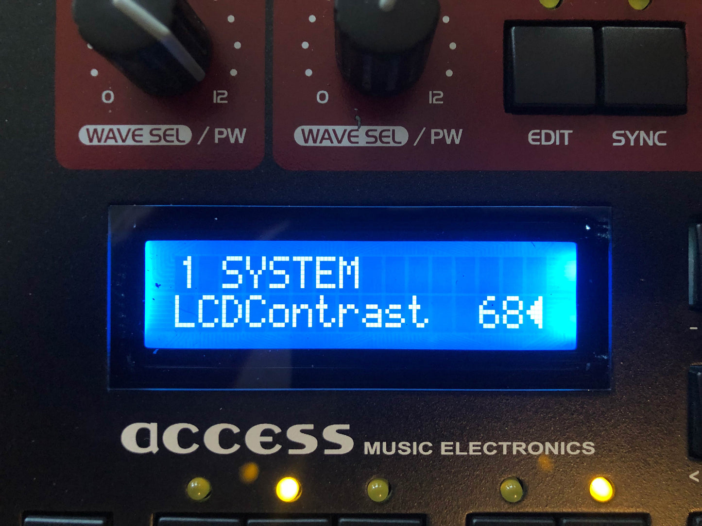 Access Virus Indigo Drop-In LCD Display Replacement (B or C)