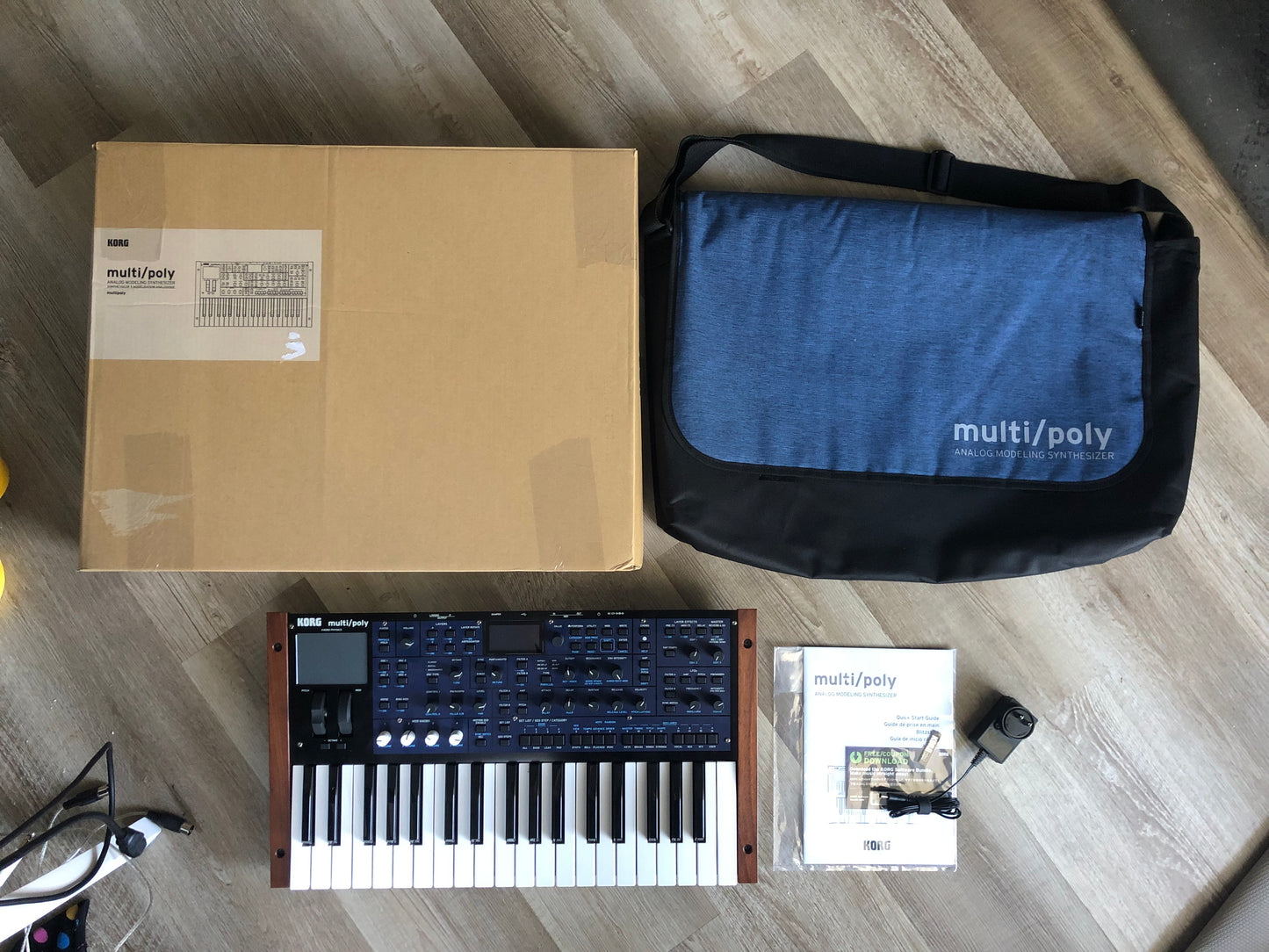 Korg Multi/Poly Analog Modeling Synthesizer w/ Gig Bag, OG Box + PSU