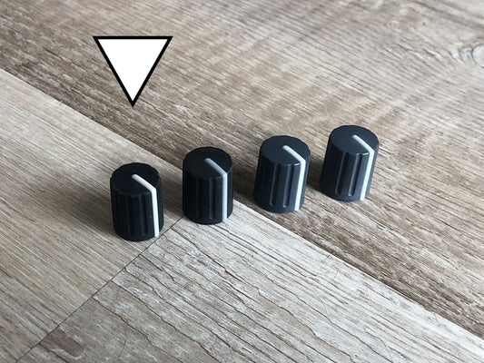Access Virus OEM Knobs for B, KB, Indigo V1 (Lighter Stripe)