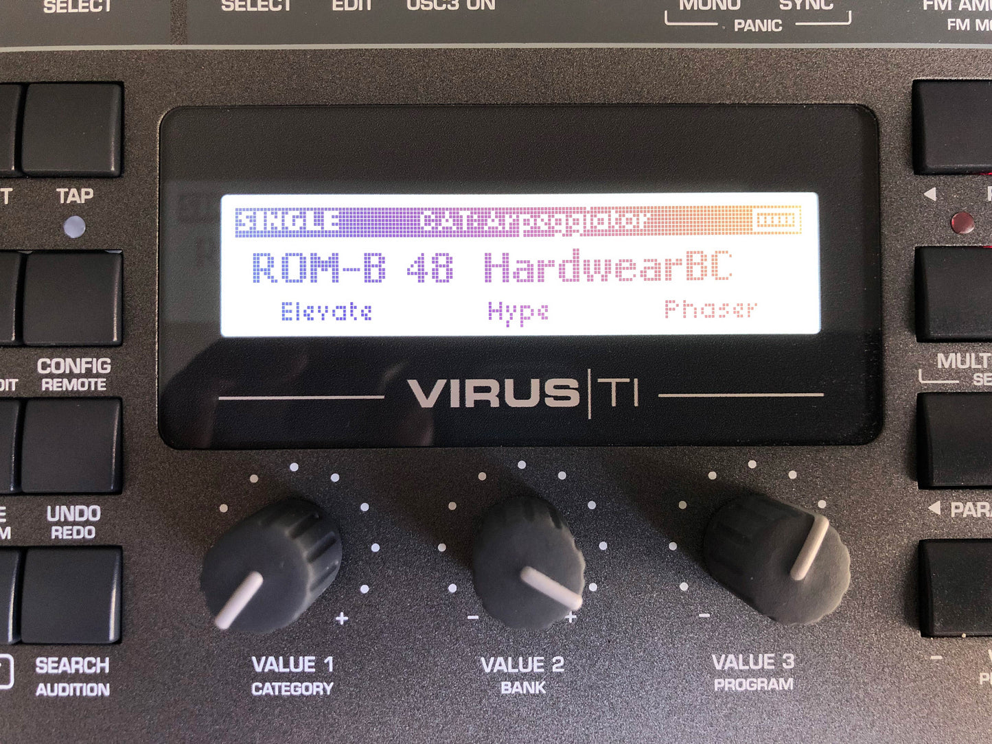 Access Virus TI2 Darkstar in Excellent Condition w/ OG USB Cable and Power Cable