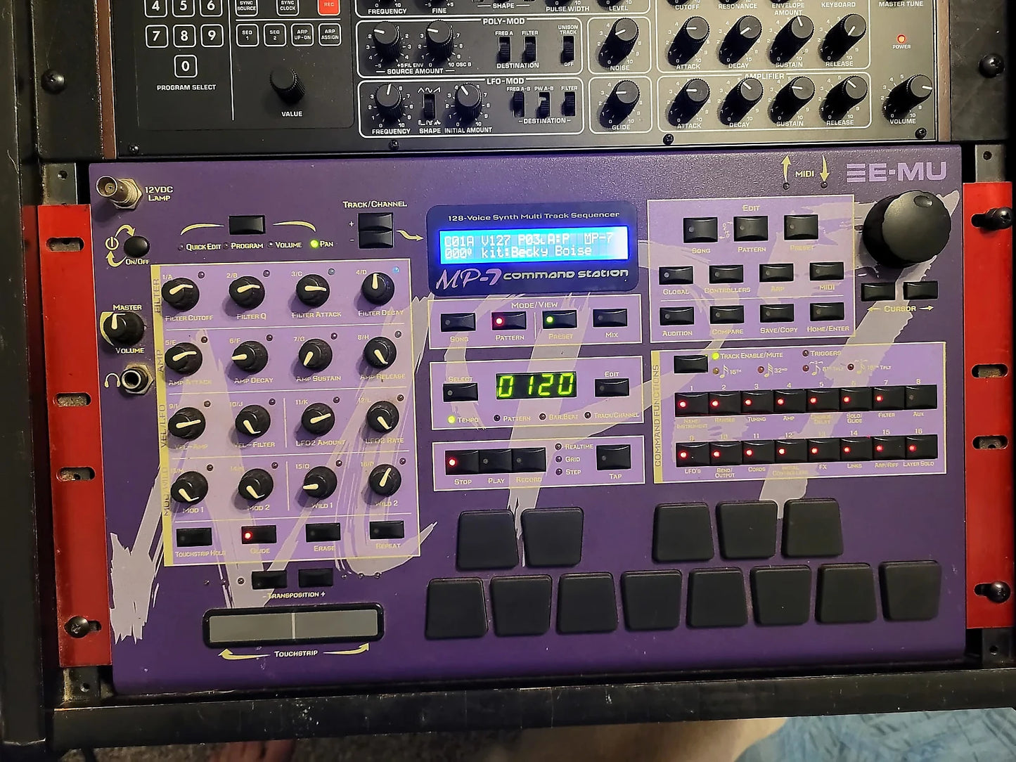 E-MU Command Station Rack Ears, Red, Used