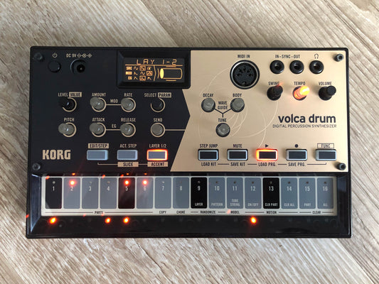 Korg Volca Drum Digital Percussion Synthesizer with Original Box