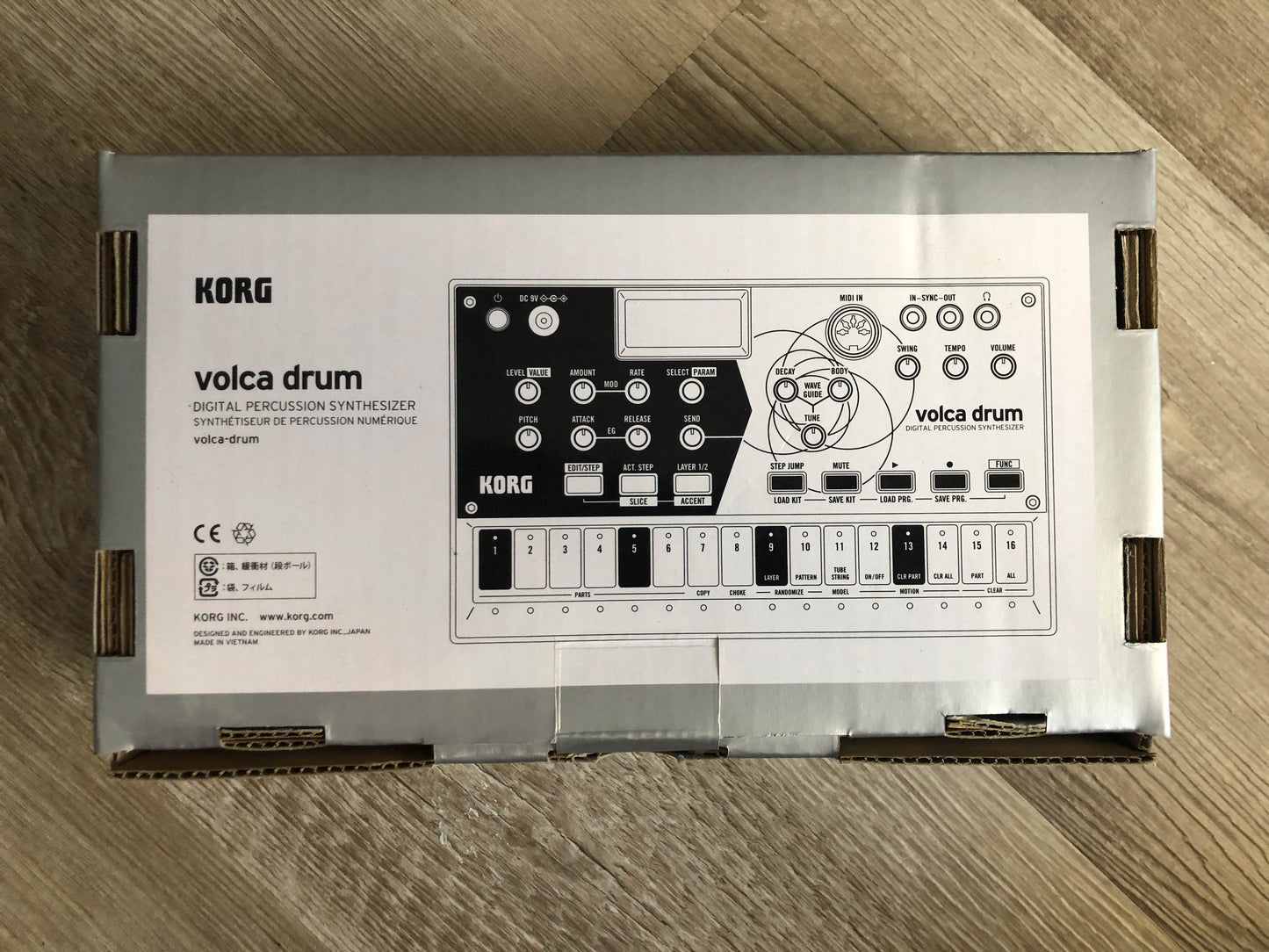 Korg Volca Drum Digital Percussion Synthesizer with Original Box