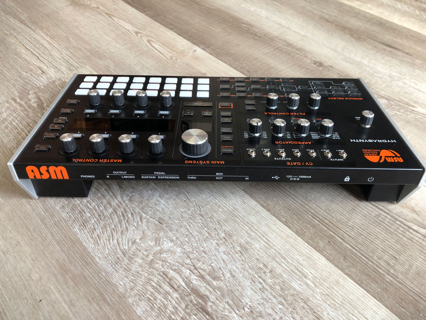 Hydrasynth Desktop with Rack Ears, New ASM Power Supply, & Original Box