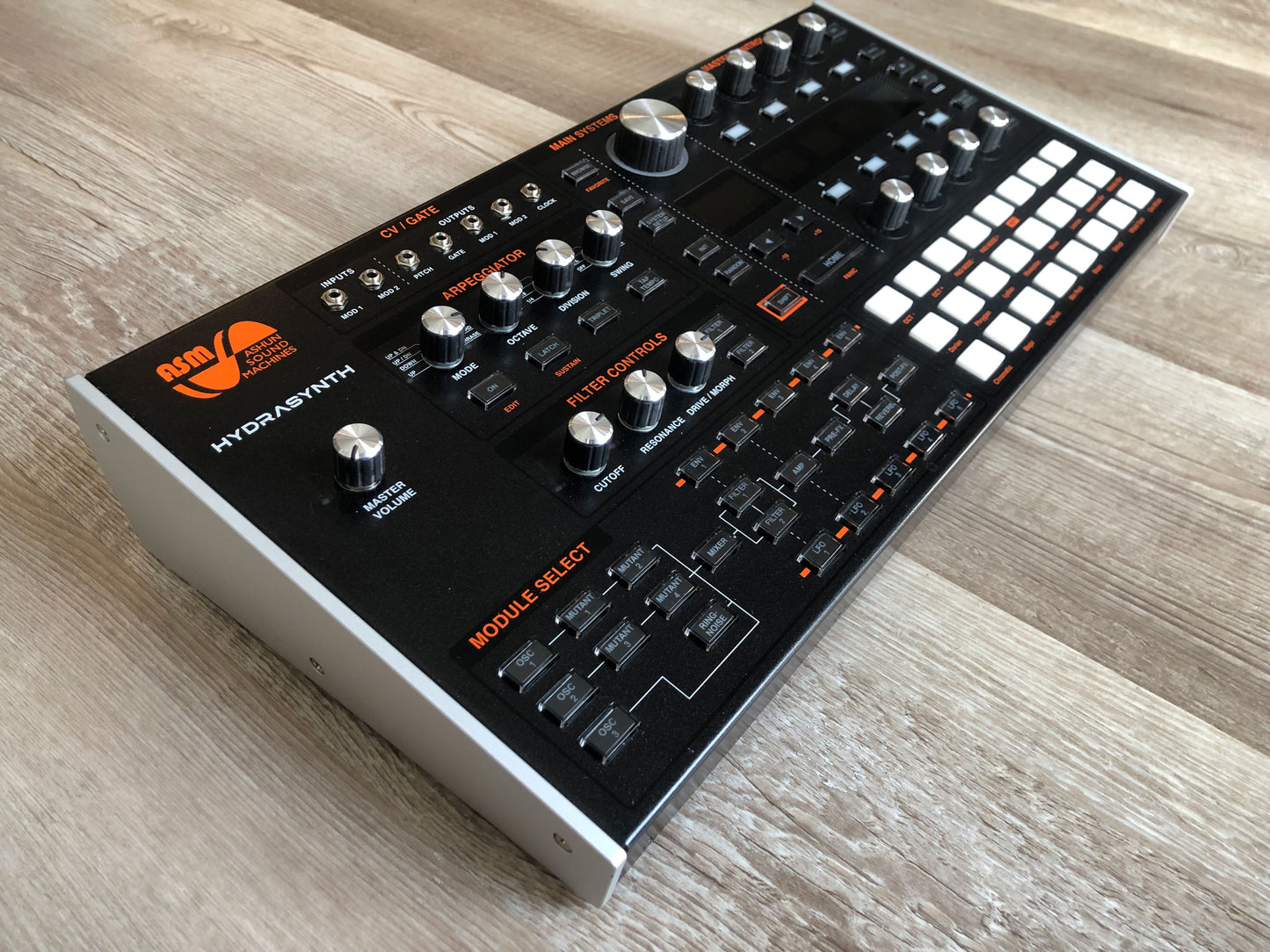 Hydrasynth Desktop with Rack Ears, New ASM Power Supply, & Original Box