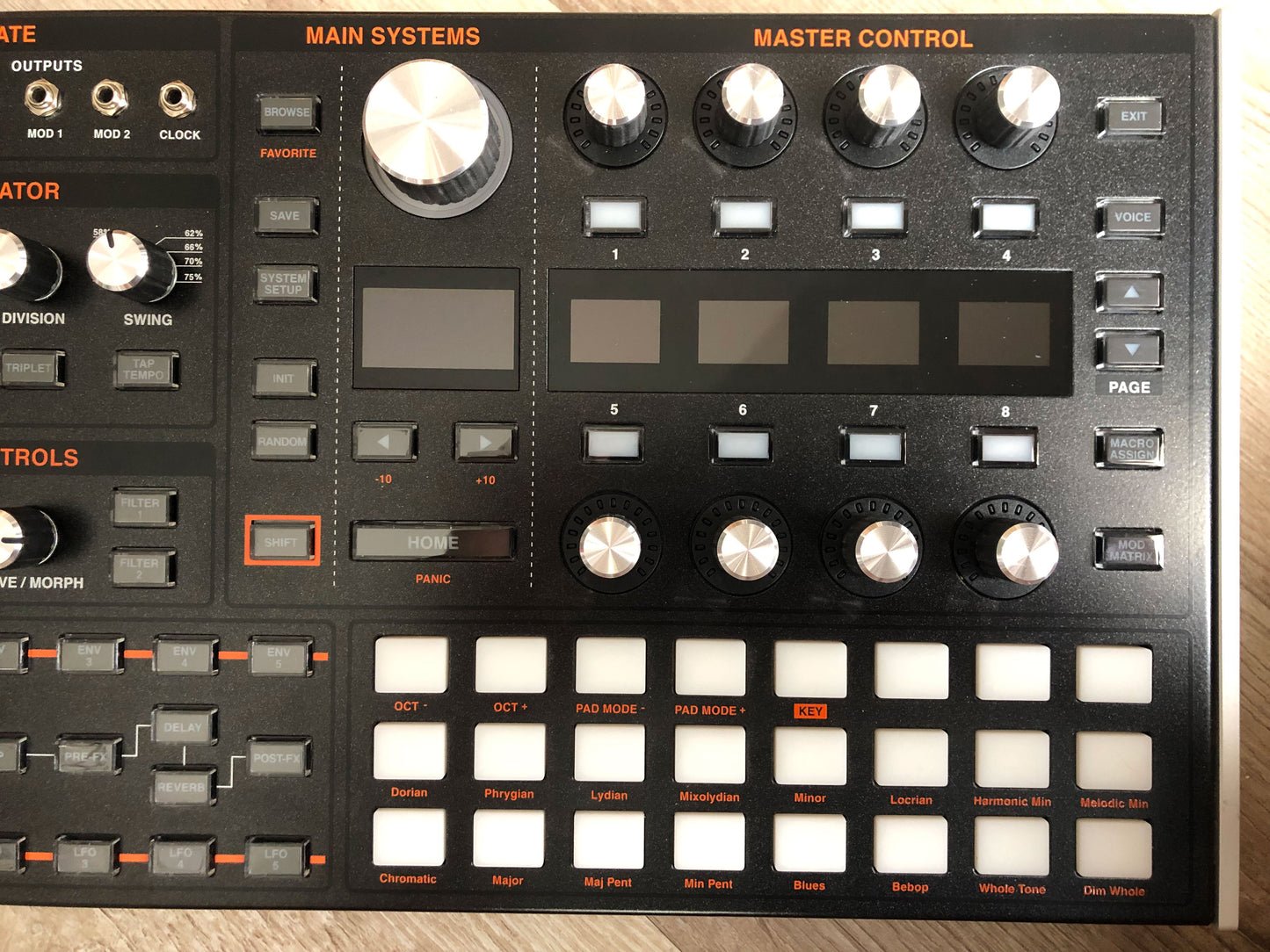 Hydrasynth Desktop with Rack Ears, New ASM Power Supply, & Original Box