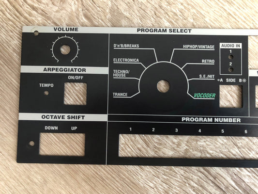 MicroKorg OEM Faceplate in Good Condition