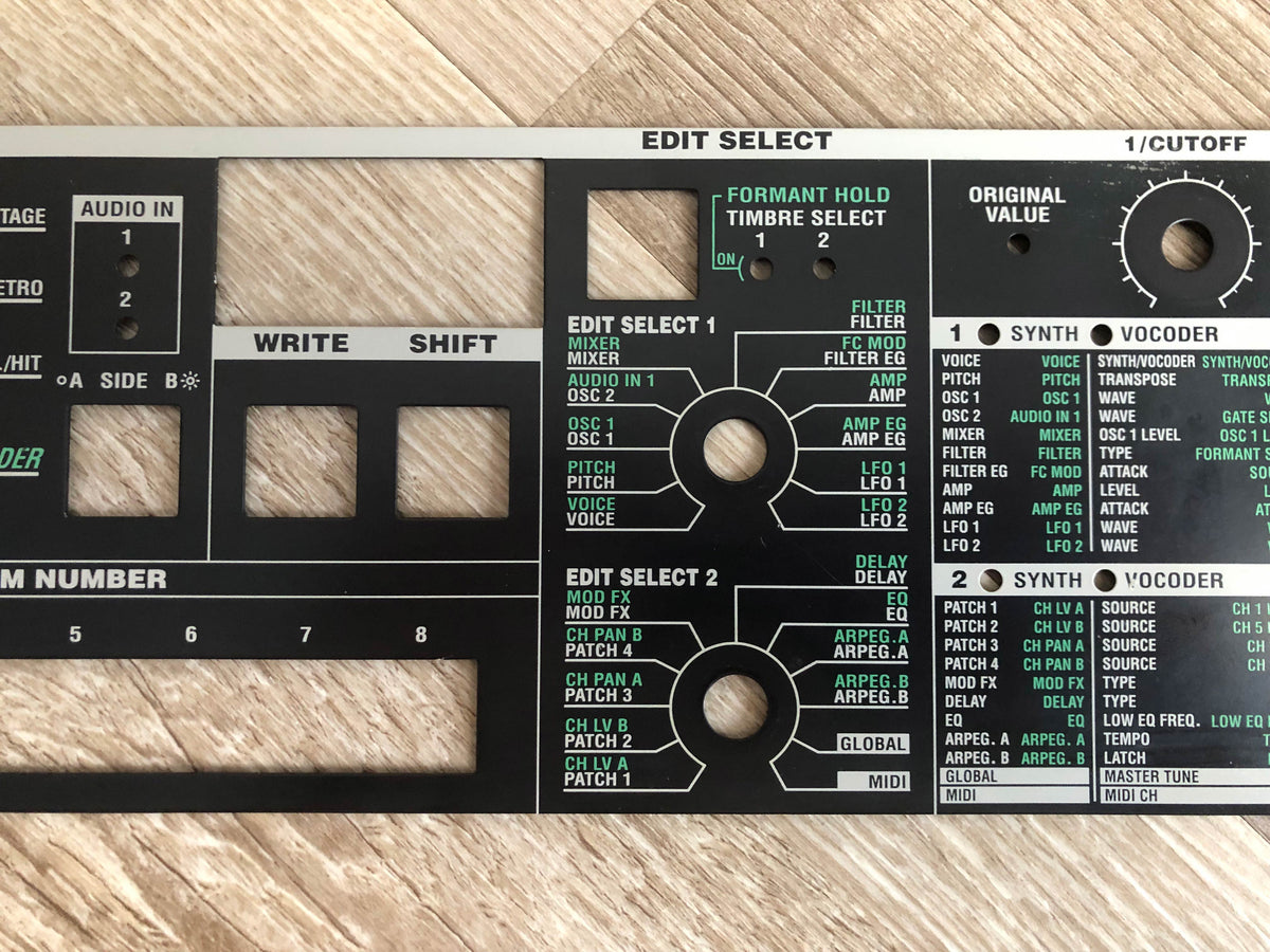 MicroKorg OEM Faceplate in Good Condition