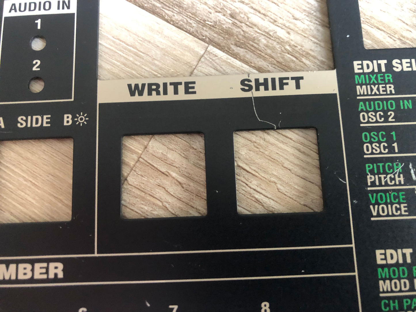 MicroKorg OEM Faceplate in Good Condition