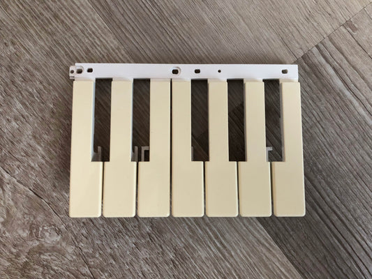 MicroKorg / MicroKorg-S OEM White Keys Group, Yellowed