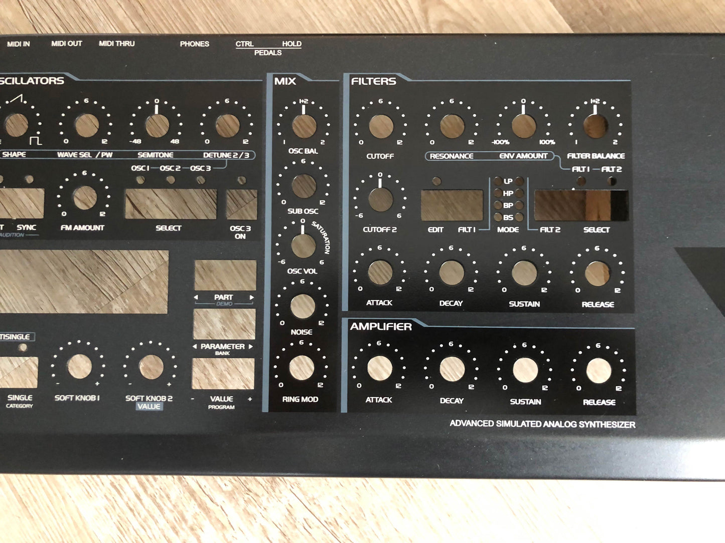 OEM Access Virus KC Faceplate w/ Side Panels