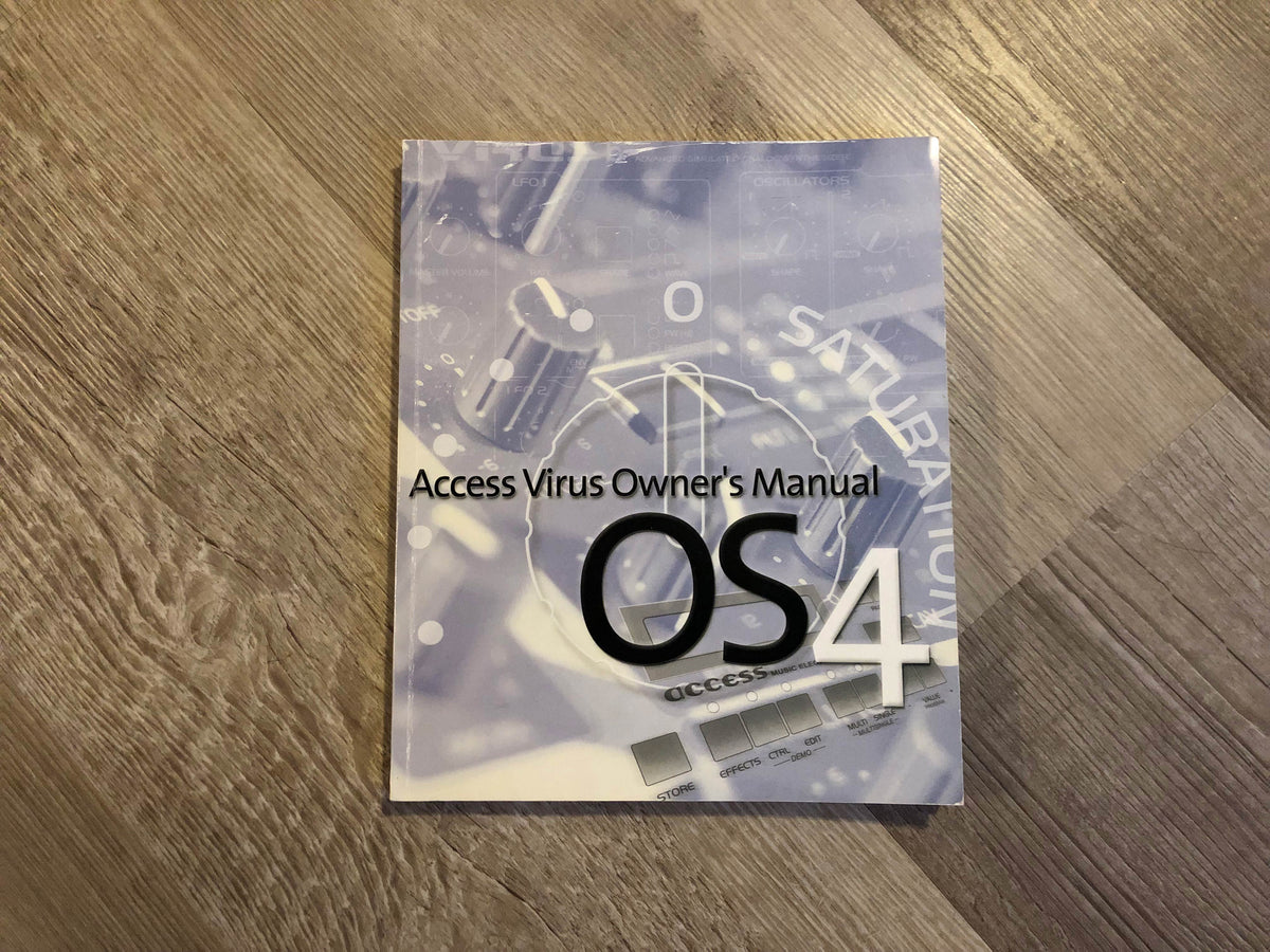 Access Virus B User Manual (OS 4.0) English