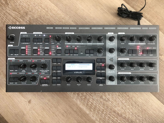 Access Virus TI2 Desktop Synth with New Battery, Power Supply, and New USB Cable